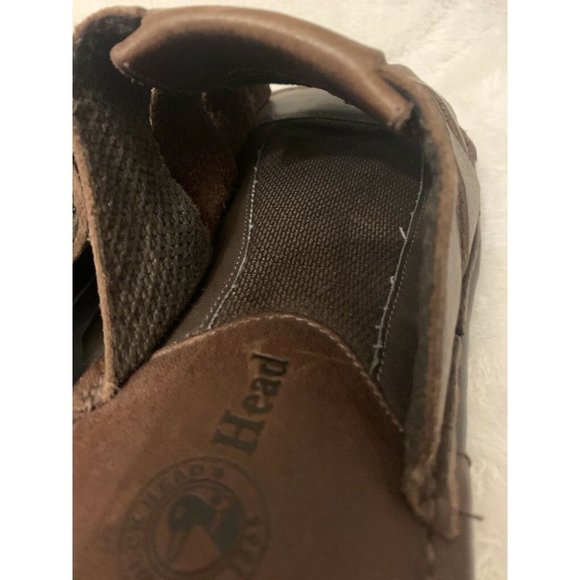 NEW Mens Leather Fisherman Sandals Sz 8 Brown - Picture 6 of 8